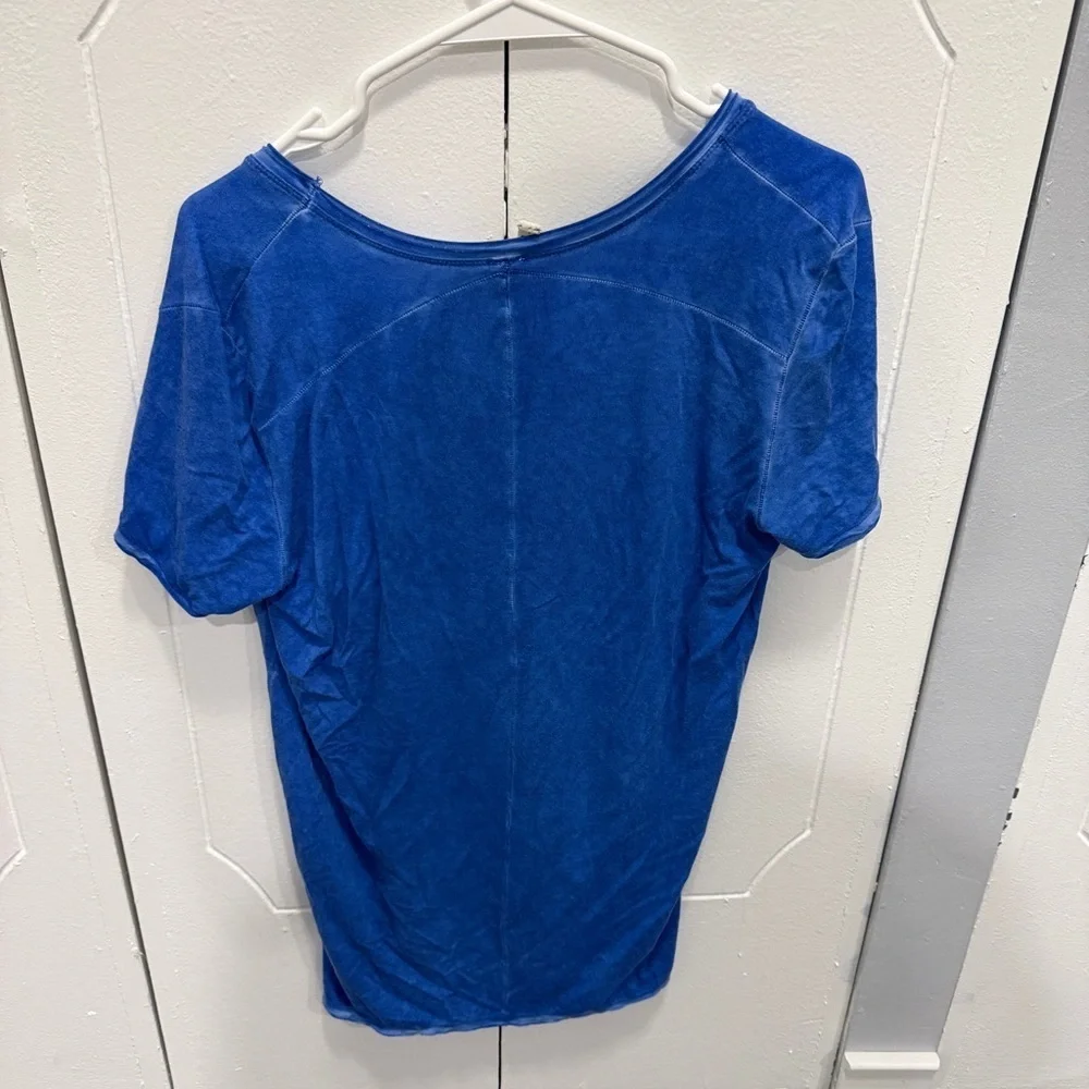 Free People Sapphire Blue Rising Sun T-Shirt